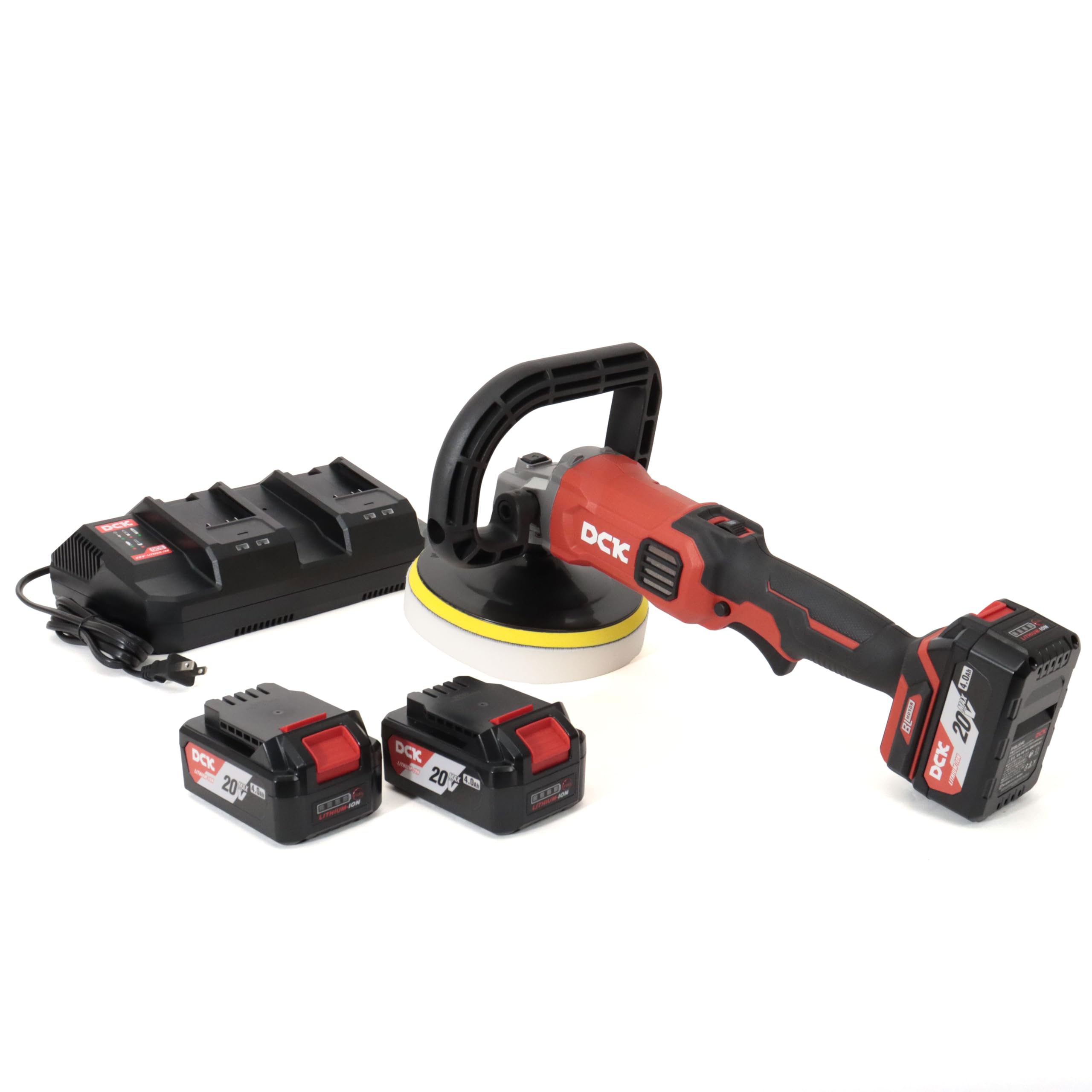 Amazon | 【セット品】 DCK 20V ポリッシャー KDSP02-180(BIL) 180mm